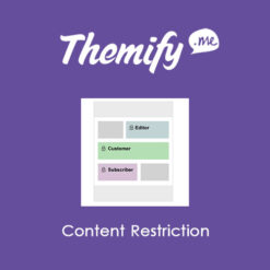 Content Restriction - Themify Builder Addon