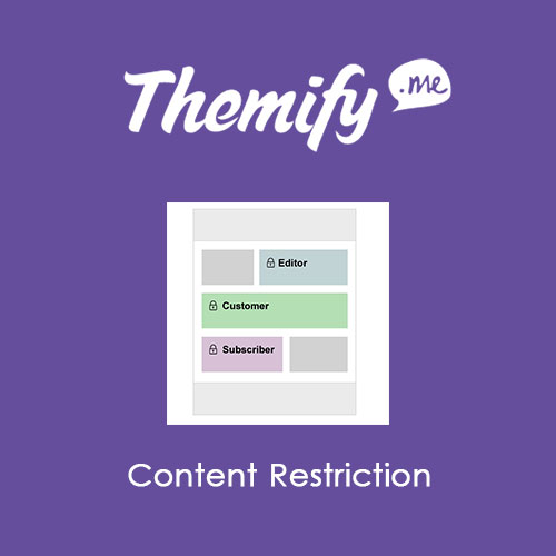 Content Restriction - Themify Builder Addon